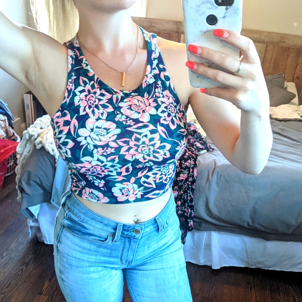 Floral Crop top